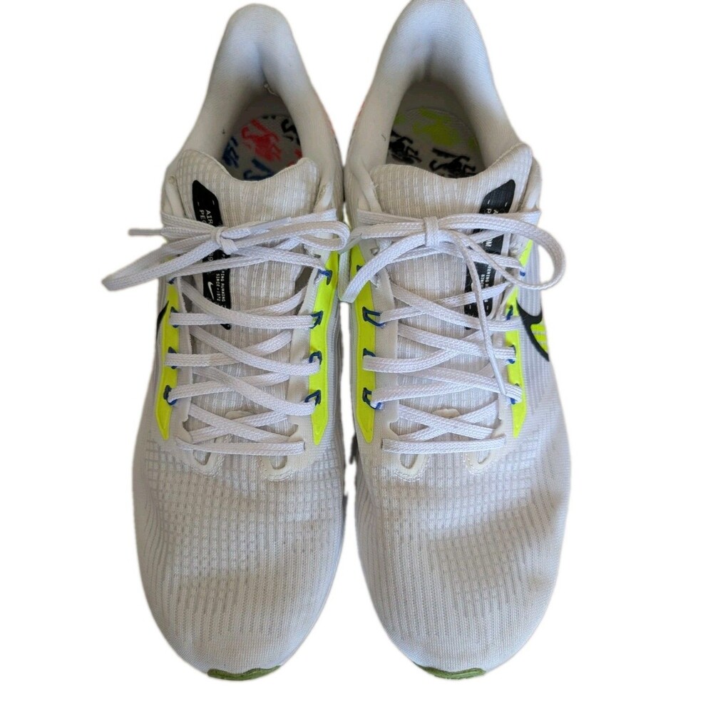 Nike Air Zoom Pegasus 39 Mens Size 13 Running Shoes DD6203-100 White Volt